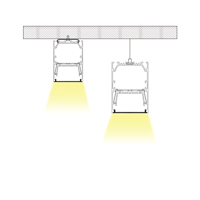 HL-A018 Aluminum Profile - Inner Width 33.5mm(1.31inch) - LED Strip Anodizing Extrusion Channel HL-A018 Aluminum Profile - Inner Width 33.5mm(1.31inch) - LED Strip Anodizing Extrusion Channel